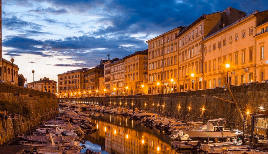 Il quartiere di Venezia Nuova, l’antico centro di Livorno