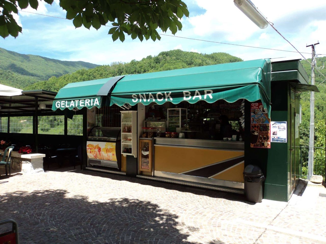 Chiosco bar a Percile