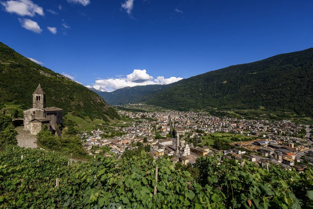 Valtellina: Itinerario fra Teglio, Tirano, Mazzo e Grosio