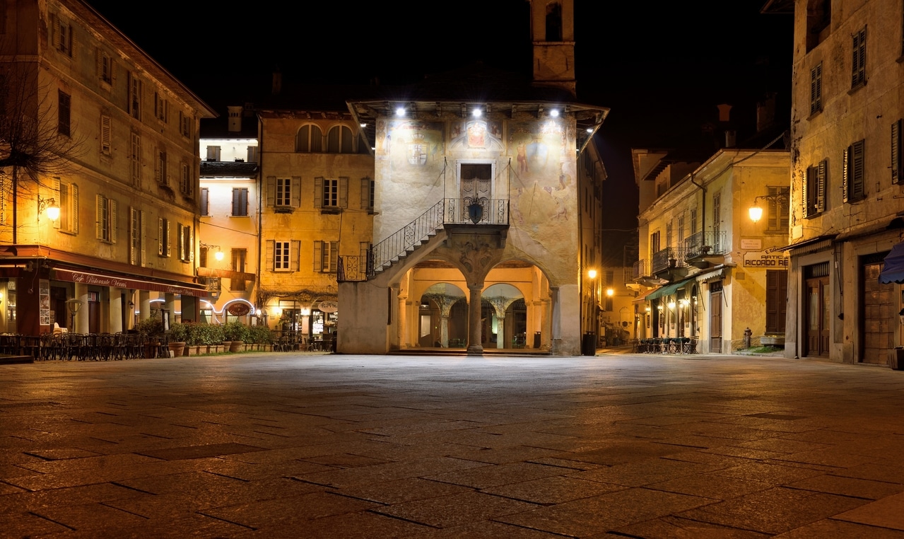 Piazza Motta Orta San Giulio