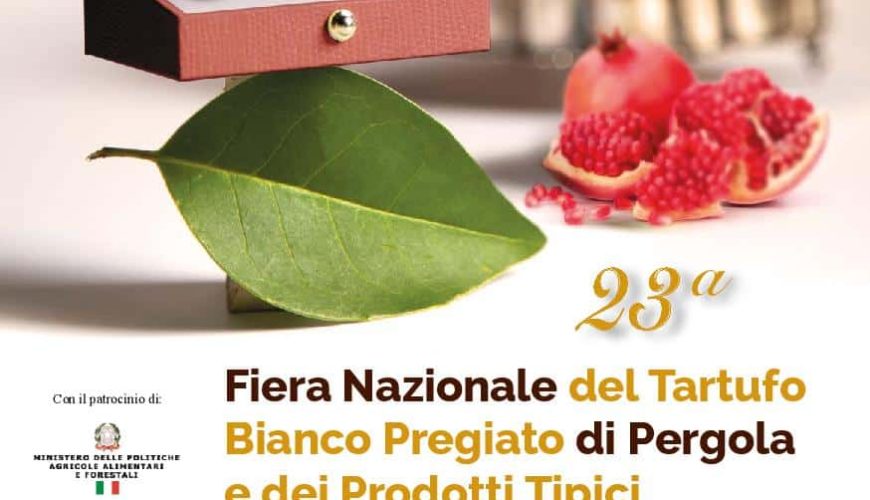 Presentata la 23esima edizione della Fiera Nazionale del Tartufo Bianco Pregiato di Pergola e dei Prodotti Tipici