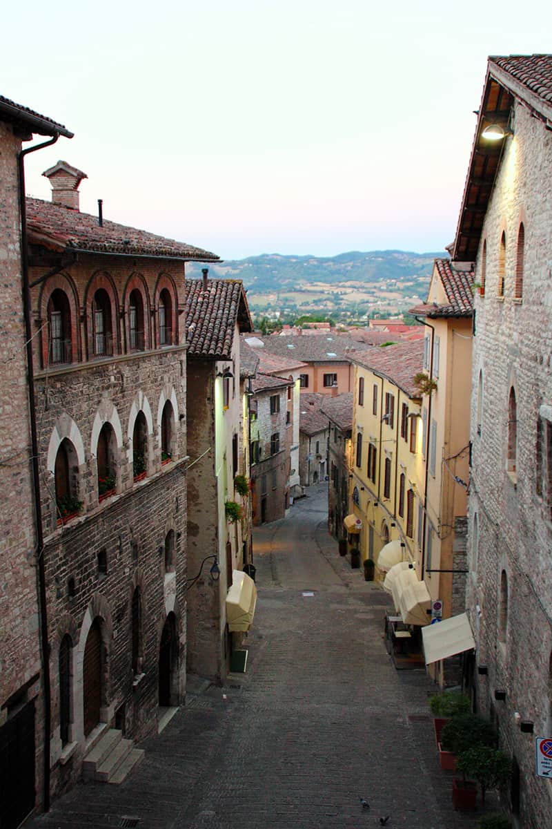 Per le vie di Gubbio